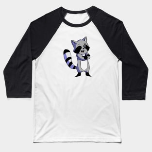 CUTE RACCOON Baseball T-Shirt